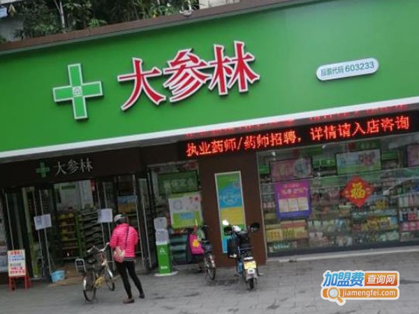 大参林药店加盟费