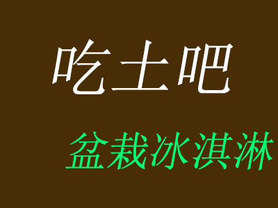 吃土吧盆栽冰淇淋加盟费