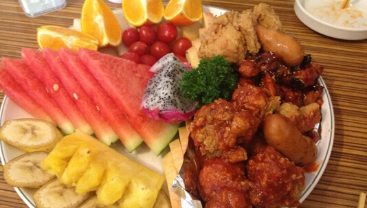 步乐满炸鸡加盟店