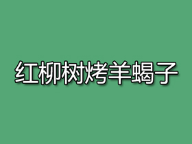 红柳树烤羊蝎子加盟电话