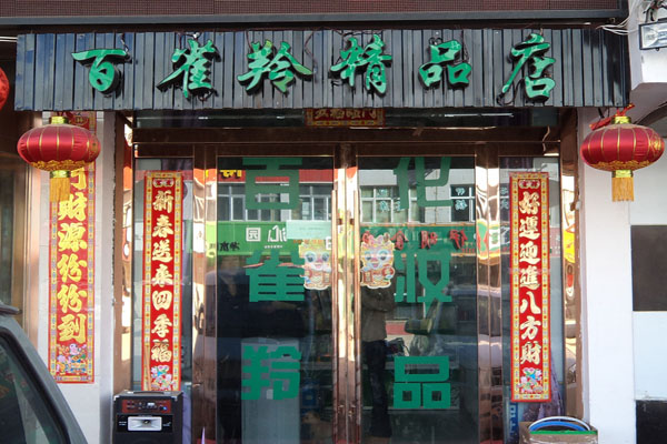 百雀羚加盟店型