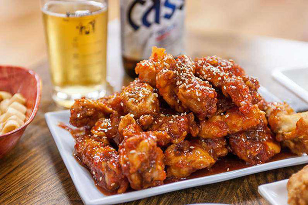 来自明洞炸鸡加盟店