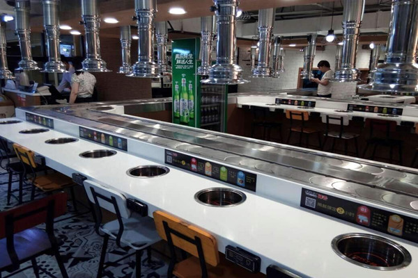 食空隧道旋转自助火锅加盟费