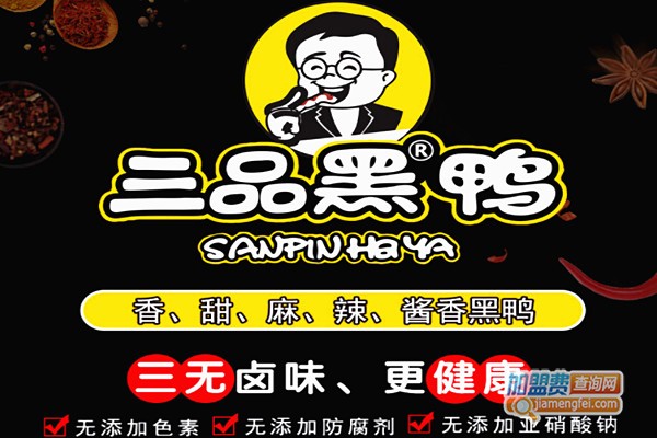 三品黑鸭加盟费