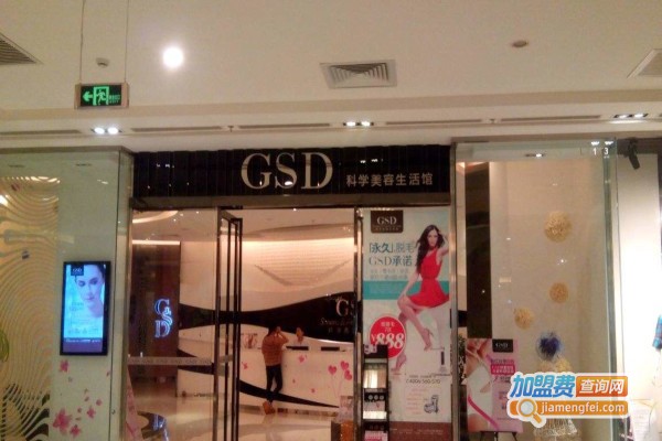 gsd科学美容生活馆加盟费