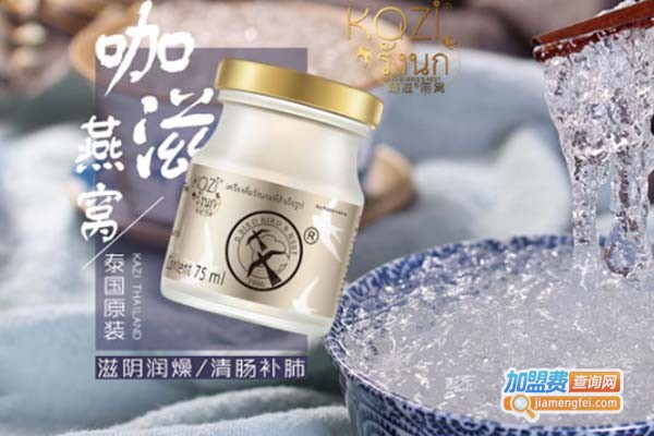 咖滋燕窝加盟费