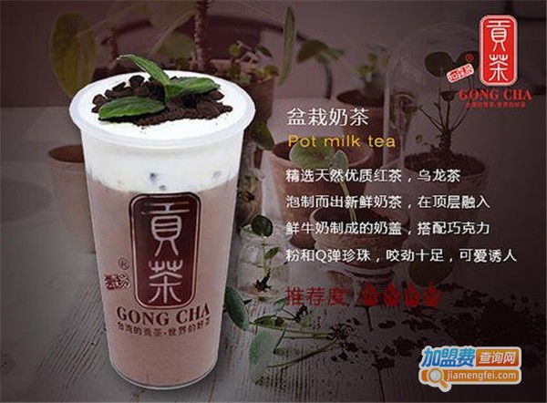 贡茶奶茶加盟店