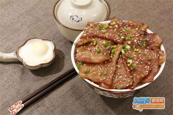 日式烧肉饭加盟费