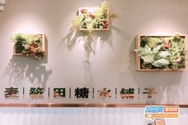 麦筱田糖水铺子加盟店