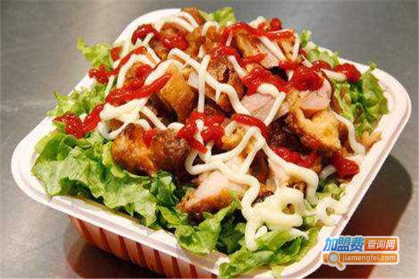 馋食猫脆皮鸡拌饭加盟费