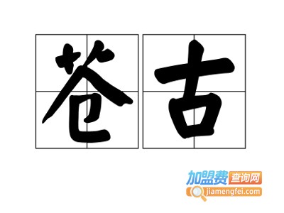 苍古培训加盟费