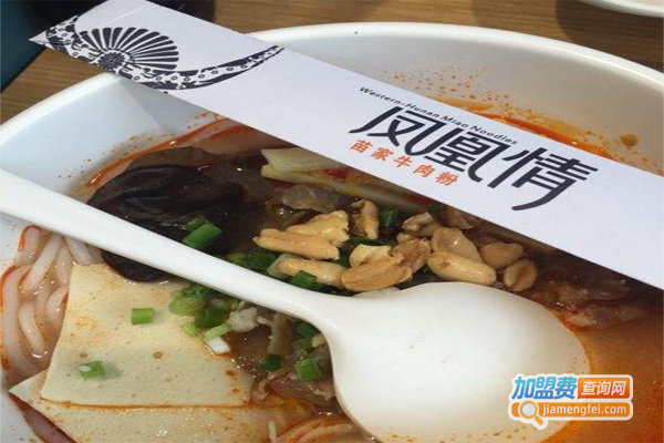 凤凰情苗家牛肉粉加盟费