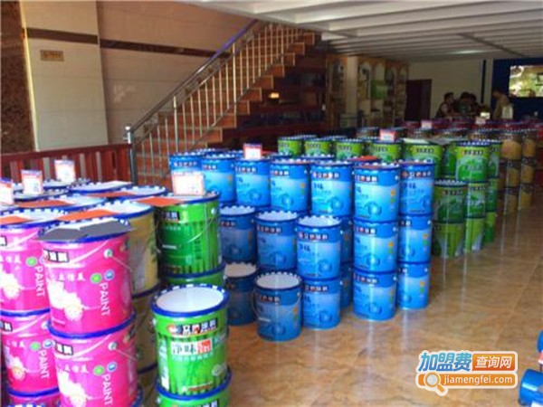 五彩锦涂料加盟门店