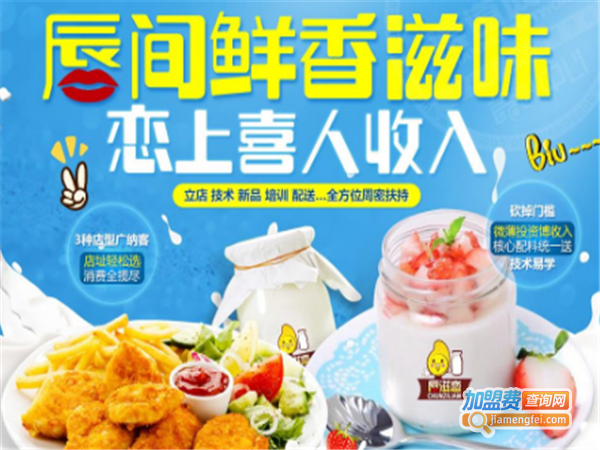 唇滋恋手工酸奶加盟费