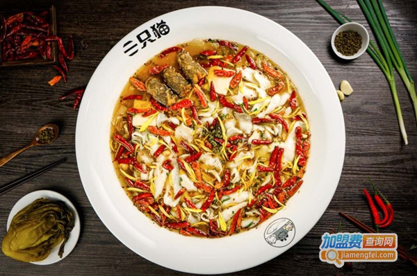 三只猫老坛子酸菜鱼加盟门店