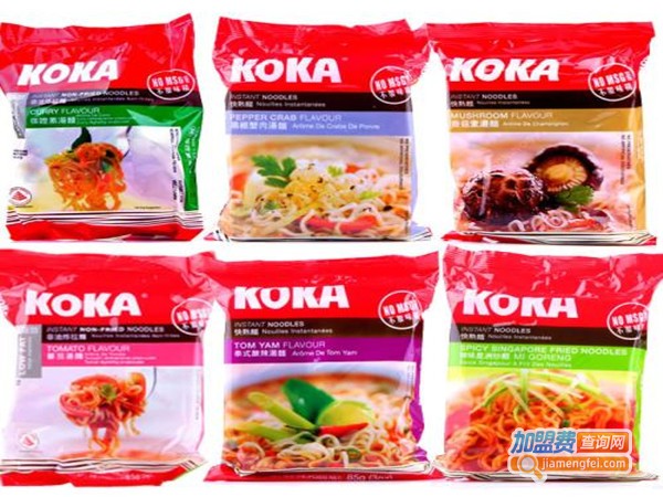 koka方便面加盟门店