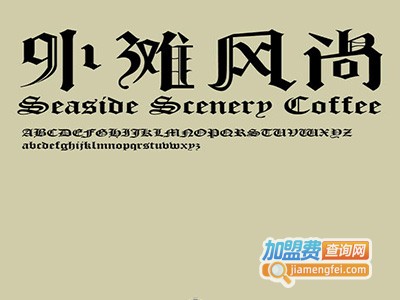 外滩风尚咖啡店加盟费