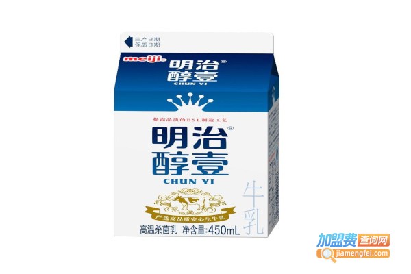 明治醇壹牛奶加盟费