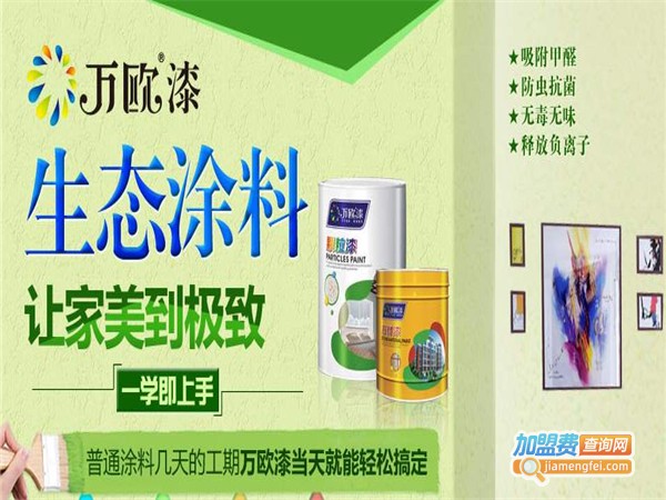 万欧彩粒漆