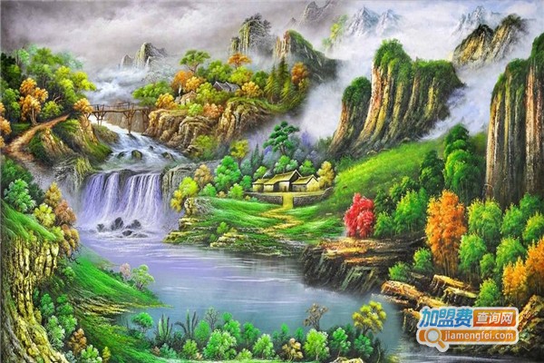 雅赏油画背景墙加盟费