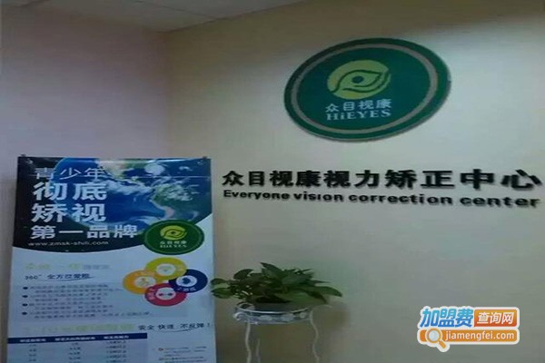 众目视康加盟门店