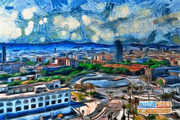 油画世界全景画加盟费