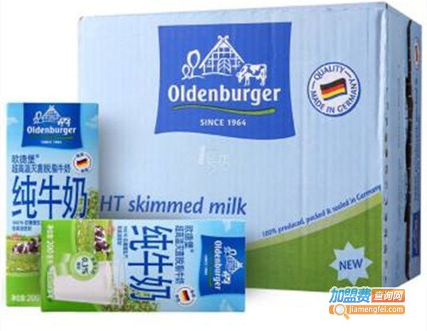 欧德堡牛奶店加盟费
