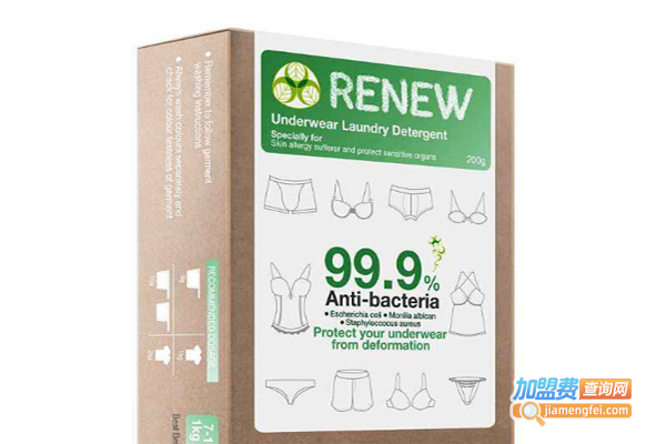 renew洗衣粉加盟费