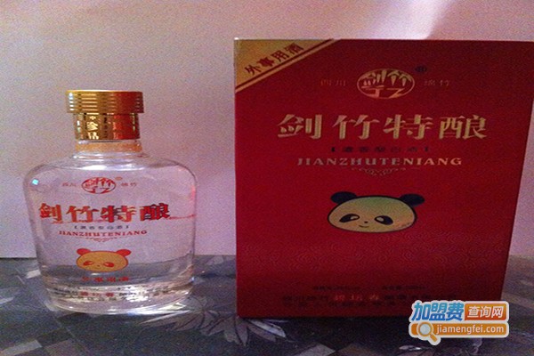 白卡剑竹福白酒