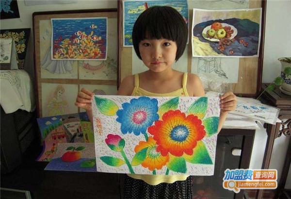 七彩鱼少儿美术加盟费