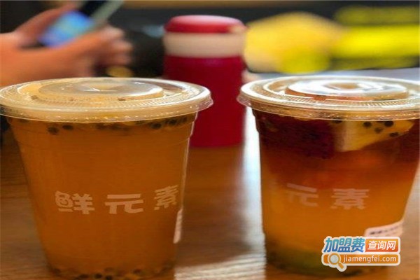 鲜元素饮品加盟费