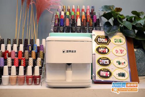 智能彩绘美甲机加盟门店