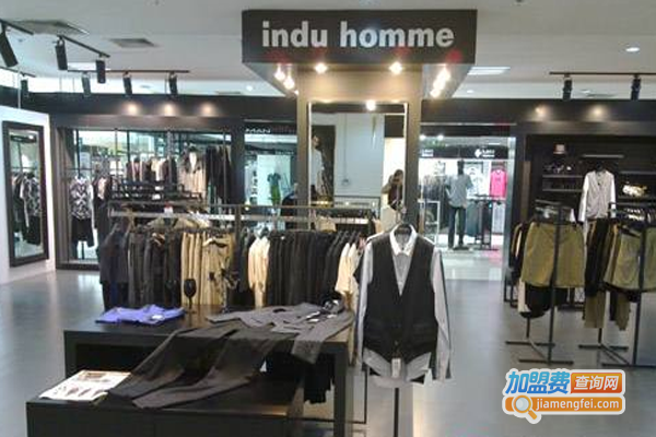 induhomme男装加盟费