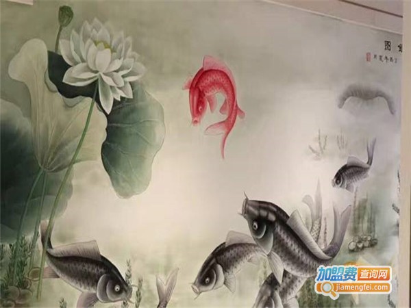 墨龙珠绣壁画加盟门店