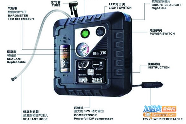 全能通补胎充气加盟费
