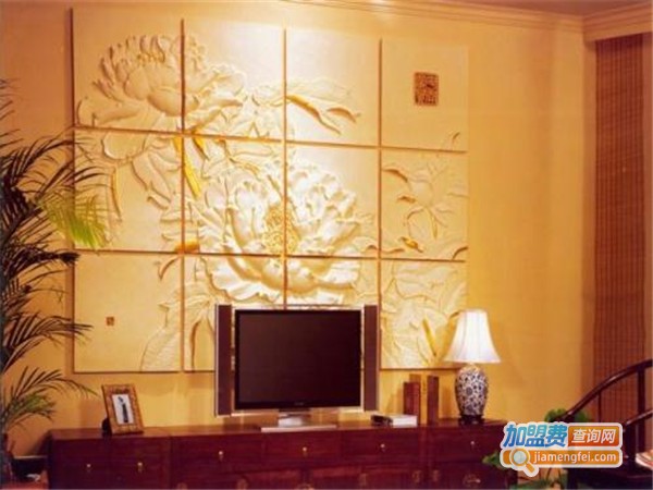 家标活性炭3D背景砖