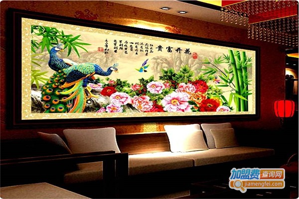 溢彩空间十字绣加盟费