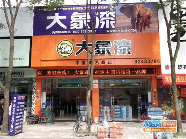 大象油漆加盟费