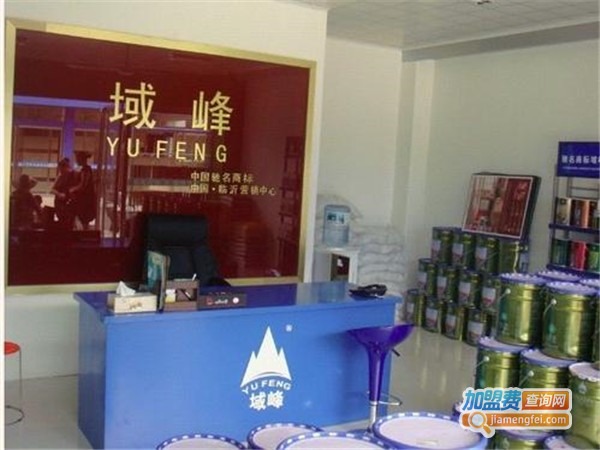 域峰油漆加盟门店