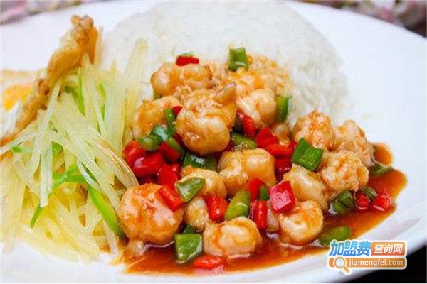 龙虾盖浇饭快餐