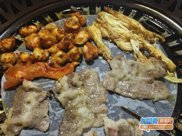 韩式烤肉料理加盟费