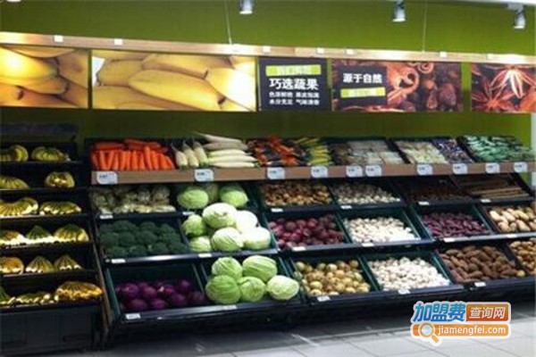 菜篮子生鲜超市连锁加盟费
