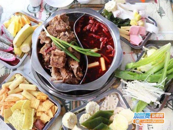 酱骨头自助火锅加盟费