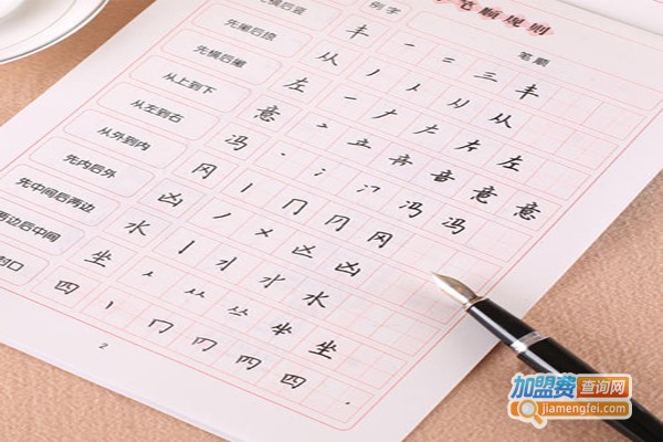 铜钱格硬笔书法加盟费