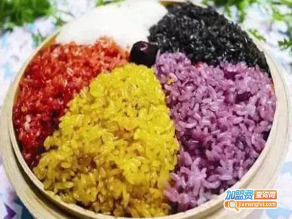 五彩糯米饭团加盟费