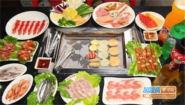 火锅烧烤食物店加盟费