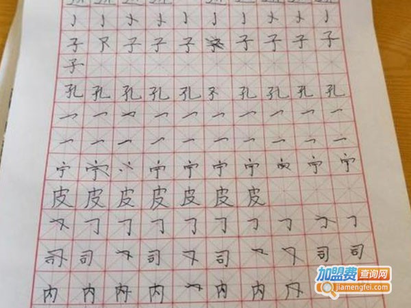 俏俏笔书法加盟费