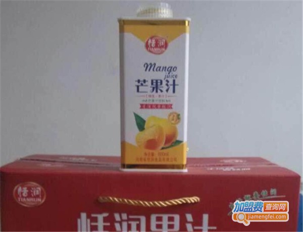 恬润饮料加盟费