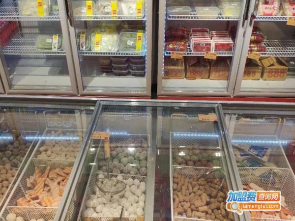 火锅材料超市加盟费