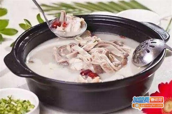 膳记猪肚鸡加盟费